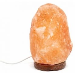 BIOELEMENTS LAMPE CRISTAL DE SEL 1-2 Kg Avec Socle En Bois