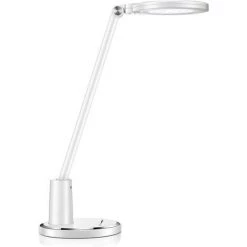 PEDY Lampe De Bureau LED 10 W, Lampe De Table, Tactile, Réglable, à Intensité Variable Avec 5 Modes De Couleurs Et 10 Niveaux De Luminosité, Protection Des Yeux Pour Enfants Et Adultes