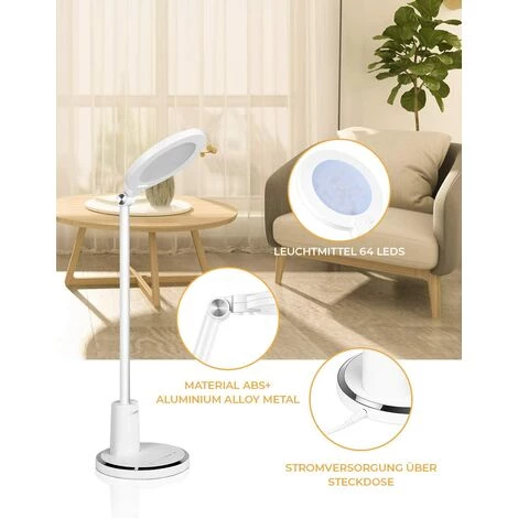 PEDY Lampe De Bureau LED 10 W, Lampe De Table, Tactile, Réglable, à Intensité Variable Avec 5 Modes De Couleurs Et 10 Niveaux De Luminosité, Protection Des Yeux Pour Enfants Et Adultes 2 PEDY Lampe De Bureau LED 10 W, Lampe De Table, Tactile, Réglable, à Intensité Variable Avec 5 Modes De Couleurs Et 10 Niveaux De Luminosité, Protection Des Yeux Pour Enfants Et Adultes – Image 2