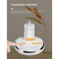 PEDY Lampe De Bureau LED 10 W, Lampe De Table, Tactile, Réglable, à Intensité Variable Avec 5 Modes De Couleurs Et 10 Niveaux De Luminosité, Protection Des Yeux Pour Enfants Et Adultes 7 PEDY Lampe De Bureau LED 10 W, Lampe De Table, Tactile, Réglable, à Intensité Variable Avec 5 Modes De Couleurs Et 10 Niveaux De Luminosité, Protection Des Yeux Pour Enfants Et Adultes -Lampe Soldes Boutique 42827236 3