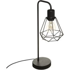 Lampe Flave H 46 Cm - Atmosphera - Noir