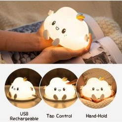 Veilleuse Enfant,Veilleuse Bebe LED Lumineuse Prise Electrique,Veilleuse Lumineux Nuage USB Rechargeable Tactile Adulte Fille Garcon,Lampe Portable Nuit Chevet Enfant,Lampe Silicone 7 Couleurs 1pcs Irisfr(Dessin Animé) 8 Veilleuse Enfant,Veilleuse Bebe LED Lumineuse Prise Electrique,Veilleuse Lumineux Nuage USB Rechargeable Tactile Adulte Fille Garcon,Lampe Portable Nuit Chevet Enfant,Lampe Silicone 7 Couleurs 1pcs Irisfr(Dessin Animé) -Lampe Soldes Boutique 44090290 4