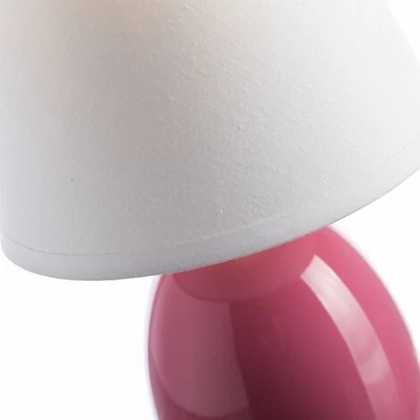 LOLAHOME Lampe De Chevet Moderne En Céramique Rose 15x24cm 4 LOLAHOME Lampe De Chevet Moderne En Céramique Rose 15x24cm – Image 4