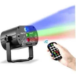 THSINDE Projecteur LED UV Party Light Lampe USB RGB DJ Projecteur Lumière Disco Télécommande éclairage Pour Lumiere Scene Jardin Salon -Lampe Soldes Boutique 45727998 3