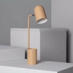 LEDKIA Lampe De Bureau Flex Métal Waal Avec Porte-Crayons Camel - Camel