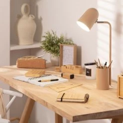 LEDKIA Lampe De Bureau Flex Métal Waal Avec Porte-Crayons Camel - Camel -Lampe Soldes Boutique 45814588 3