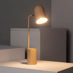 LEDKIA Lampe De Bureau Flex Métal Waal Avec Porte-Crayons Camel - Camel -Lampe Soldes Boutique 45814588 4