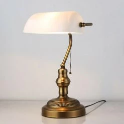BARCELONA LED Lampe De Banquier Ancienne | Blanc -Lampe Soldes Boutique 46343597 5