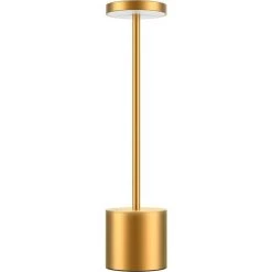 TINOR Lampe De Table Moderne Rechargeable Sans Fil USB LED Lampe De Bureau Dimm Lampe De Lecture En Alliage D'aluminium Lampe De Chevet Pour Chambre à Coucher, Bureau, Salle à Manger