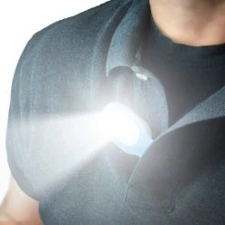 GUAZHUNIFR Lampe Torche Mains Libres Portable Avec Clip Et Lumières LED Guazhuni