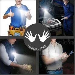 GUAZHUNIFR Lampe Torche Mains Libres Portable Avec Clip Et Lumières LED Guazhuni 8 GUAZHUNIFR Lampe Torche Mains Libres Portable Avec Clip Et Lumières LED Guazhuni -Lampe Soldes Boutique 46938436 4