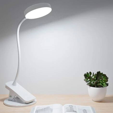 Lampe Bureau A Pince, LED 3Couleurs Gradation En Continu Lampe Pince Pour Lit, 360° Flexible Liseuse Lampe De Lecture Livre, Avec Support,Starlight 2 Lampe Bureau A Pince, LED 3Couleurs Gradation En Continu Lampe Pince Pour Lit, 360° Flexible Liseuse Lampe De Lecture Livre, Avec Support,Starlight – Image 2
