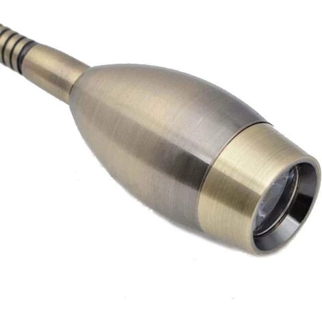 Lampes De Lecture Murales Flexibles Lampe De Chevet Avec Interrupteur,1 * 3W 3000K,Starlight 2 Lampes De Lecture Murales Flexibles Lampe De Chevet Avec Interrupteur,1 * 3W 3000K,Starlight – Image 2