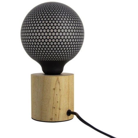 XANLITE - Lampe à Poser Cyclo Bois Culot E27 - XDLAPCYCLOW 3 XANLITE - Lampe à Poser Cyclo Bois Culot E27 - XDLAPCYCLOW – Image 3