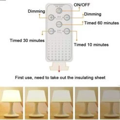 DEVENIRRICHE Portable Lampe De Table Rechargeable USB Sans Fil à LED Pour La Maison, Lampe De Table De Chevet, Pour Chambre Et Salon Salle D'étude Café Loft Bar KTV Lampe Camping Lampes De Table Avec Télécommande 7 DEVENIRRICHE Portable Lampe De Table Rechargeable USB Sans Fil à LED Pour La Maison, Lampe De Table De Chevet, Pour Chambre Et Salon Salle D'étude Café Loft Bar KTV Lampe Camping Lampes De Table Avec Télécommande -Lampe Soldes Boutique 48455841 3