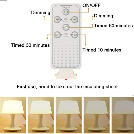 DEVENIRRICHE Portable Lampe De Table Rechargeable USB Sans Fil à LED Pour La Maison, Lampe De Table De Chevet, Pour Chambre Et Salon Salle D'étude Café Loft Bar KTV Lampe Camping Lampes De Table Avec Télécommande 3 DEVENIRRICHE Portable Lampe De Table Rechargeable USB Sans Fil à LED Pour La Maison, Lampe De Table De Chevet, Pour Chambre Et Salon Salle D'étude Café Loft Bar KTV Lampe Camping Lampes De Table Avec Télécommande – Image 3