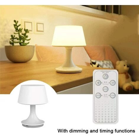 DEVENIRRICHE Portable Lampe De Table Rechargeable USB Sans Fil à LED Pour La Maison, Lampe De Table De Chevet, Pour Chambre Et Salon Salle D'étude Café Loft Bar KTV Lampe Camping Lampes De Table Avec Télécommande 5 DEVENIRRICHE Portable Lampe De Table Rechargeable USB Sans Fil à LED Pour La Maison, Lampe De Table De Chevet, Pour Chambre Et Salon Salle D'étude Café Loft Bar KTV Lampe Camping Lampes De Table Avec Télécommande – Image 5