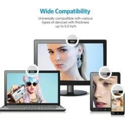 Kueatily Selfie Ring Light, Anneaux Lumineux De Selfie Avec Lumière LED Pour Caméra, Rechargeable 36 LED Comble-lumière, 3 Niveaux De Luminosité Réglable Lumière Vidéo, Lumière De Nuit Pour Smartphone -Lampe Soldes Boutique 48527368 4