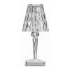 BRIDAY Lampe De Table,Lampe De Chevet, Cristal,Lampe De Bureau à Chargement USB,Lumières D'ambiance Décoratives，Convient Pour Bar, Chambre, Veilleuse De Chevet,Trois Couleurs Réglables