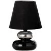 LOLAHOME Lampe De Chevet Orientale Céramique Noire 15x22 Cm