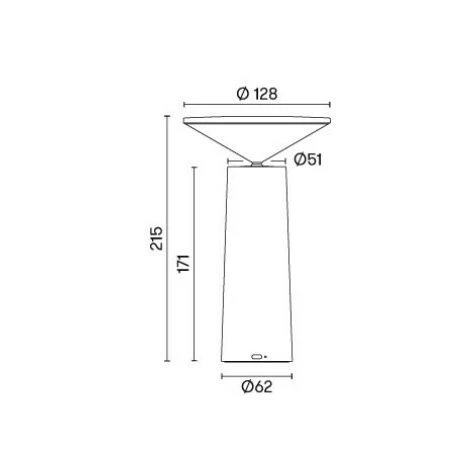 LEDS-C4 GROK LIGHTING GROK COCKTAIL Lampe à Poser Cocktail LED 3W 237lm 2700K Noir Métallique 2 LEDS-C4 GROK LIGHTING GROK COCKTAIL Lampe à Poser Cocktail LED 3W 237lm 2700K Noir Métallique – Image 2