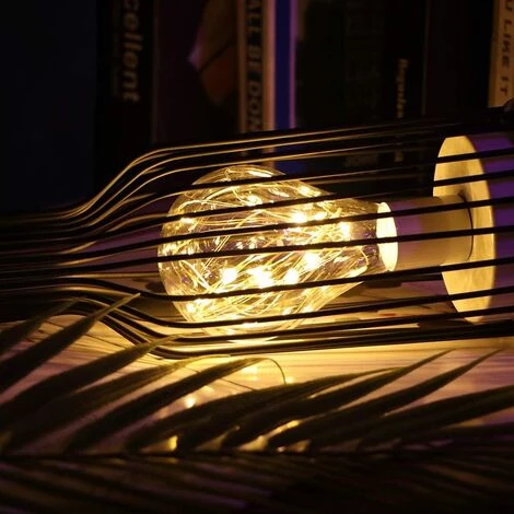 COMELY Veilleuse Rétro En Fer, Lampe De Table Créative Bouteille De Vin, Lampe De Nuit En Fil De Cuivre Pour Home Restaurant Hotel Piles Non Incluses 5 COMELY Veilleuse Rétro En Fer, Lampe De Table Créative Bouteille De Vin, Lampe De Nuit En Fil De Cuivre Pour Home Restaurant Hotel Piles Non Incluses – Image 5