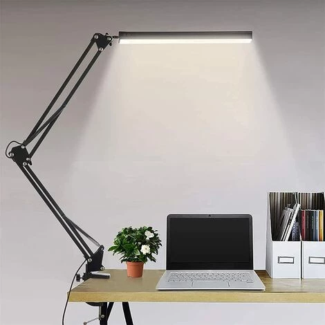 Lampe De Bureau LED 12W Lampe Bureau Table USB 3 Température De Couleur 10 Luminosité, Fonction Mémoire, Protection Des Yeux, Bras Métallique Et Rotatif Pour Lire, Travailler, étudier-betterlife 1 Lampe De Bureau LED 12W Lampe Bureau Table USB 3 Température De Couleur 10 Luminosité, Fonction Mémoire, Protection Des Yeux, Bras Métallique Et Rotatif Pour Lire, Travailler, étudier-betterlife
