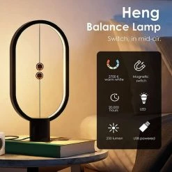 SUPERMARKET Balance Lamp, Touch Dimmer Balance Magnetic Lamps Lampe De Table LED, 24.8 * 14 * 5.5CM, Lampe De Bureau LED Pour Chambre, Maison, Bureau,Superma 7 SUPERMARKET Balance Lamp, Touch Dimmer Balance Magnetic Lamps Lampe De Table LED, 24.8 * 14 * 5.5CM, Lampe De Bureau LED Pour Chambre, Maison, Bureau,Superma -Lampe Soldes Boutique 51246587 3
