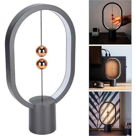 SUPERMARKET Balance Lamp, Touch Dimmer Balance Magnetic Lamps Lampe De Table LED, 24.8 * 14 * 5.5CM, Lampe De Bureau LED Pour Chambre, Maison, Bureau,Superma 5 SUPERMARKET Balance Lamp, Touch Dimmer Balance Magnetic Lamps Lampe De Table LED, 24.8 * 14 * 5.5CM, Lampe De Bureau LED Pour Chambre, Maison, Bureau,Superma – Image 5