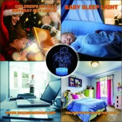 QERSTA 3D Lampe Illusion Optique Anime Naruto Hatake Kakashi Classe 7 LED Veilleuse,16 Couleurs Télécommande Lampe De Chevet Enfant Lumière De Nuit,Cadeaux Noël D'anniversaire Pour Garçon Fille 9 QERSTA 3D Lampe Illusion Optique Anime Naruto Hatake Kakashi Classe 7 LED Veilleuse,16 Couleurs Télécommande Lampe De Chevet Enfant Lumière De Nuit,Cadeaux Noël D'anniversaire Pour Garçon Fille -Lampe Soldes Boutique 51901733 5
