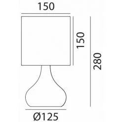 MILLUMINE 2 Lampes De Chevet Tactile IDA En Chrome Mat Et Abat-jour Blanc - Argent 8 MILLUMINE 2 Lampes De Chevet Tactile IDA En Chrome Mat Et Abat-jour Blanc - Argent -Lampe Soldes Boutique 51925110 4