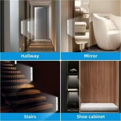 READCLY Lampe LED Detecteur De Mouvement Rechargeable, Lumière Sans Fil De Placard, Baladeuse De Secours, Veilleuse Enfant, Appoint, Blanc Froid 6000K 8 READCLY Lampe LED Detecteur De Mouvement Rechargeable, Lumière Sans Fil De Placard, Baladeuse De Secours, Veilleuse Enfant, Appoint, Blanc Froid 6000K -Lampe Soldes Boutique 52506673 4