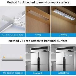 READCLY Lampe LED Detecteur De Mouvement Rechargeable, Lumière Sans Fil De Placard, Baladeuse De Secours, Veilleuse Enfant, Appoint, Blanc Froid 6000K 9 READCLY Lampe LED Detecteur De Mouvement Rechargeable, Lumière Sans Fil De Placard, Baladeuse De Secours, Veilleuse Enfant, Appoint, Blanc Froid 6000K -Lampe Soldes Boutique 52506673 5