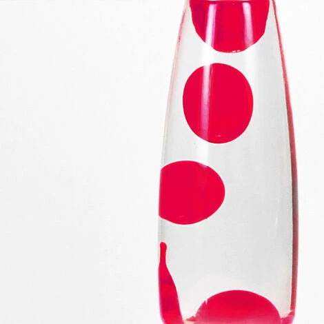 LICHTERLEBNISSE Lampe à Lave TIMMY Au Design Rétro Avec Cire Rouge Et Liquide Clair H:36cm G9 - Rouge, Transparent, Argenté 2 LICHTERLEBNISSE Lampe à Lave TIMMY Au Design Rétro Avec Cire Rouge Et Liquide Clair H:36cm G9 - Rouge, Transparent, Argenté – Image 2