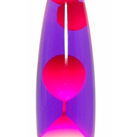 LICHTERLEBNISSE Lampe à Lave TIMMY Au Design Rétro Avec Cire Rouge Et Liquide Violet H:36cm G9 - Rouge, Bleu, Argent 3 LICHTERLEBNISSE Lampe à Lave TIMMY Au Design Rétro Avec Cire Rouge Et Liquide Violet H:36cm G9 - Rouge, Bleu, Argent – Image 3
