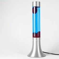 LICHTERLEBNISSE Lampe à Lave YVONNE Au Design Rétro Argenté Avec Liquide Azur Et Cire Rose Ø13cm H:38 Cm E14 - Rouge, Bleu, Argent 9 LICHTERLEBNISSE Lampe à Lave YVONNE Au Design Rétro Argenté Avec Liquide Azur Et Cire Rose Ø13cm H:38 Cm E14 - Rouge, Bleu, Argent -Lampe Soldes Boutique 52555470 5