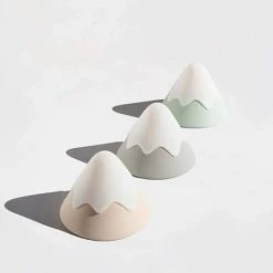 ELLE Lampe De Montagne De Neige Led Veilleuse En Silicone Tactile Avec Lampe -Vert Menthe -Lampe Soldes Boutique 52569611 3