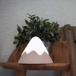 ELLE Lampe De Montagne De Neige Led Veilleuse En Silicone Tactile Avec Lampe -Vert Menthe -Lampe Soldes Boutique 52569611 5