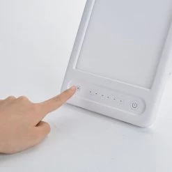 ZHUOXUAN Lampe De Luminothérapie,10000Lux Lampe à Lumière Du Jour Réglable Lumière De Simulation De La Lumière Du Jour Avec Support Réglable Multi-angle