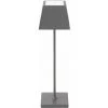 Lampe D'extérieur LED Lampe De Table Anthracite Tactile Variateur Batterie Lampe De Table Dimmable Lumière De Jardin, 2.2W 180lm 2200K 2700K, DxH 11 X 37 Cm, Sigor 450240140