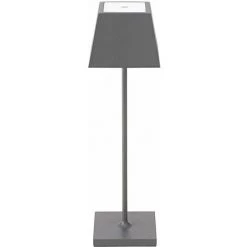 Lampe D'extérieur LED Lampe De Table Anthracite Tactile Variateur Batterie Lampe De Table Dimmable Lumière De Jardin, 2.2W 180lm 2200K 2700K, DxH 11 X 37 Cm, Sigor 450240140