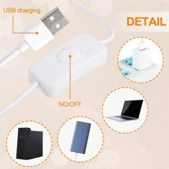 BARES Lampe De Table En Bois, Lampe De Chevet, Boule En Rotin Décorative En Bois Chargeur USB Pour Chambre, Salon, Table De Chevet, Table De Bout, Salle De Café, Chambre Bébé -Lampe Soldes Boutique 53323848 3