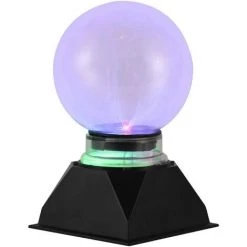 ALMI Lampe Boule De Plasma Lumière Plasma Magique 5 Pouces Lampe Globe Statique Lumière Bleue électrostatique Tactile -Lampe Soldes Boutique 53770757 5