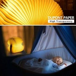 ALMI Lampe Livre Pliante USB Rechargeable Led Livre Lampe En Bois Magnétique, Lampe Décorative LED, 880 MAh,4-6heures,Light Book Pour Decoration Noël,Chambre, Maison,Noël(Mini Lampe Livre) 9 ALMI Lampe Livre Pliante USB Rechargeable Led Livre Lampe En Bois Magnétique, Lampe Décorative LED, 880 MAh,4-6heures,Light Book Pour Decoration Noël,Chambre, Maison,Noël(Mini Lampe Livre) -Lampe Soldes Boutique 53771322 5