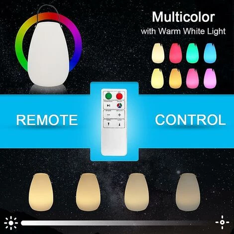 MONLY Grande Lampe D'extérieur à Piles Rechargeables Avec Télécommande - Lampe De Table étanche Sans Fil Rechargeable Et à Intensité Variable 3 MONLY Grande Lampe D'extérieur à Piles Rechargeables Avec Télécommande - Lampe De Table étanche Sans Fil Rechargeable Et à Intensité Variable – Image 3