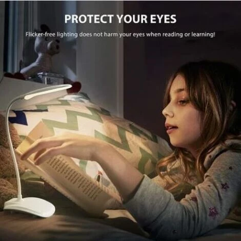 DECKON Lampe De Bureau Led, Lampe De Chevet Avec Câble USB, Contrôle Tactile, 3 Niveaux De Luminosité Réglables, Protection Des Yeux, 360 Flexible, Lampe De Bureau Pour Lecture, Travail, étude Sur 1 Avis Voir Les D 5 DECKON Lampe De Bureau Led, Lampe De Chevet Avec Câble USB, Contrôle Tactile, 3 Niveaux De Luminosité Réglables, Protection Des Yeux, 360 Flexible, Lampe De Bureau Pour Lecture, Travail, étude Sur 1 Avis Voir Les D – Image 5