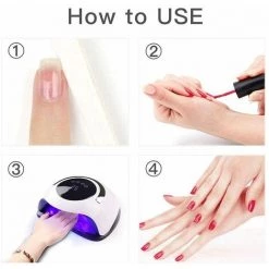 THSINDE Lampe à Ongles LED UV 120W Pour Ongles, Minuterie 10/30/60 / 99s, Capteur Infrarouge. 5 THSINDE Lampe à Ongles LED UV 120W Pour Ongles, Minuterie 10/30/60 / 99s, Capteur Infrarouge. -Lampe Soldes Boutique 54712158 3