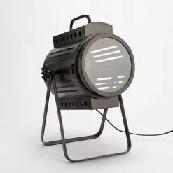 Amadeus - Lampe à Poser Spot Industriel En Métal Et Verre - E27_40W - Multicolore