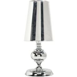 PASCAL MORABITO Lampe à Poser Style Design GRACE Argent - H. 44 Cm - Argenté