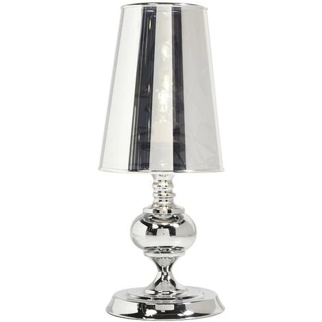 PASCAL MORABITO Lampe à Poser Style Design GRACE Argent - H. 44 Cm - Argenté 2 PASCAL MORABITO Lampe à Poser Style Design GRACE Argent - H. 44 Cm - Argenté – Image 2
